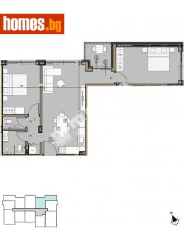 Тристаен, 95m² - Апартамент за продажба - 114302932