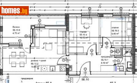 Тристаен, 78m² - Апартамент за продажба - 114302938
