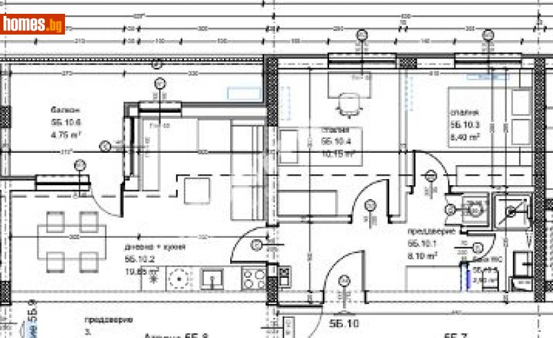 Тристаен, 78m² -  Кайсиева Градина, Варна - Апартамент за продажба - МИРЕЛА - 114302938
