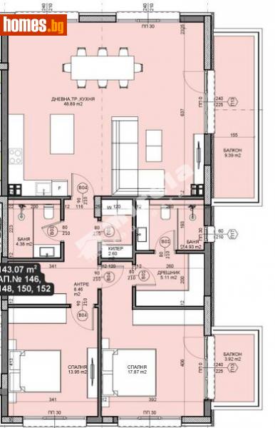 Тристаен, 158m² - Кв. Галата, Варна - Апартамент за продажба - МИРЕЛА - 114302973