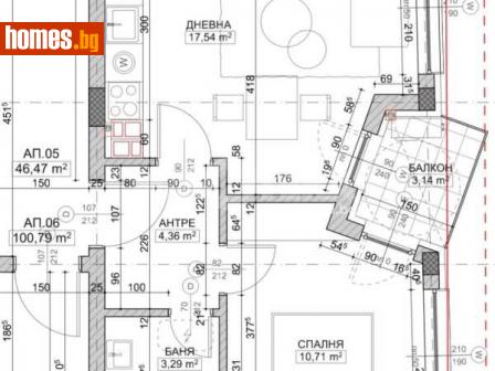 Двустаен, 57m² - Апартамент за продажба - 114303091