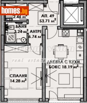 Двустаен, 64m² - Апартамент за продажба - 114325357