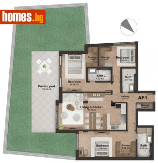 Четиристаен, 324m² - Апартамент за продажба - 114325561