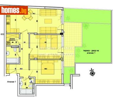 Тристаен, 150m² - Апартамент за продажба - 114325688