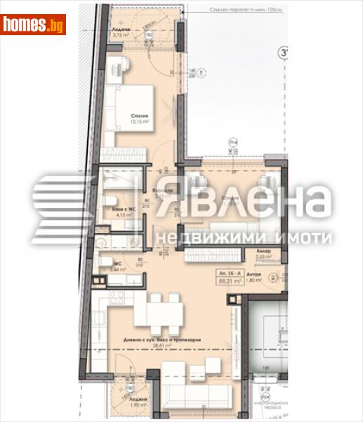 Тристаен, 107m² - Жк. Връбница 2, София - Апартамент за продажба - ЯВЛЕНА - 114336719