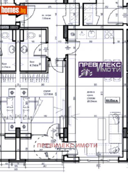 Двустаен, 76m² - Жк. Христо Смирненски, Пловдив - Апартамент за продажба - Превилекс имоти ЕООД - 114338155