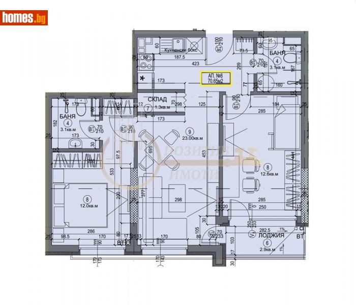 Тристаен, 90m² - Жк. Бъкстон, София - Апартамент за продажба - ПОЗИТИВ ИМОТИ - 114354736