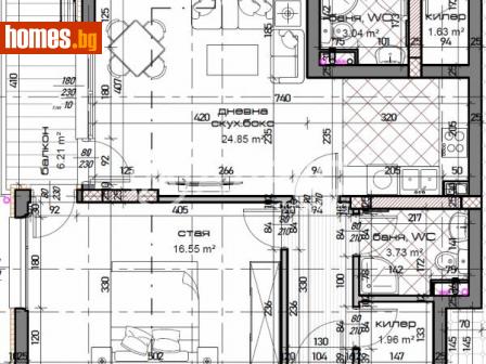 Двустаен, 83m² - Апартамент за продажба - 114356387