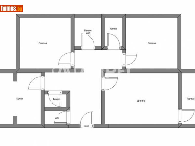 Тристаен, 83m² - Жк. Люлин 3, София - Апартамент за продажба - АДРЕС НЕДВИЖИМИ ИМОТИ - 114356496