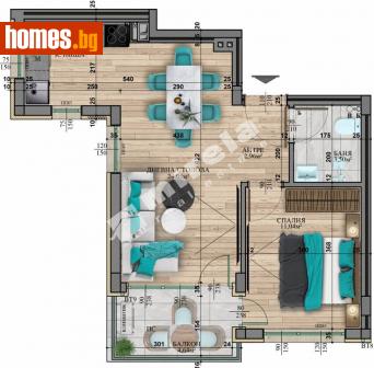 Двустаен, 65m² - Апартамент за продажба - 114357307