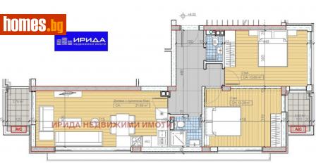 Тристаен, 97m² - Апартамент за продажба - 114358729