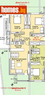 Тристаен, 97m² - Апартамент за продажба - 114359875