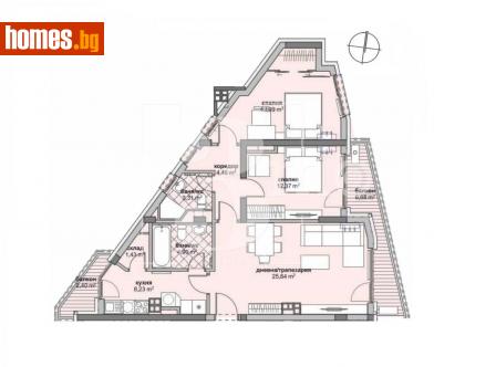 Тристаен, 125m² - Апартамент за продажба - 114369144