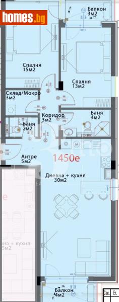 Тристаен, 118m² - Кв. Модерно Предградие, София - Апартамент за продажба - 3mo офис Амалтея - 114369152