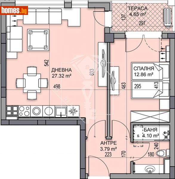 Двустаен, 73m² - Кв. Кършияка, Пловдив - Апартамент за продажба - 33 Realty - 114369419