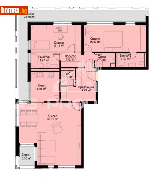 Четиристаен, 210m² - Кв. Бояна, София - Апартамент за продажба - BasProperties - 114373666