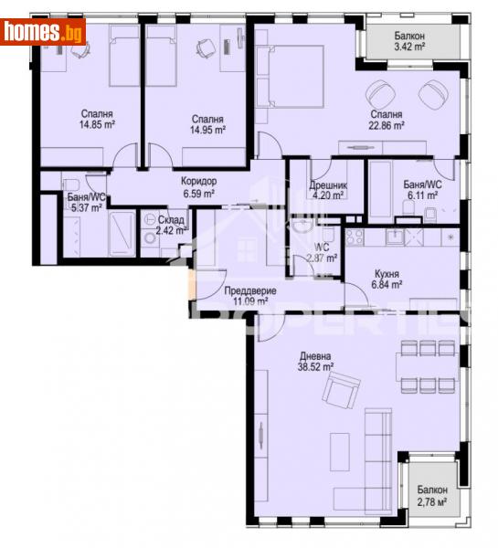 Многостаен, 192m² - Кв. Бояна, София - Апартамент за продажба - BasProperties - 114373676
