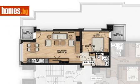Двустаен, 80m² - Апартамент за продажба - 114382469