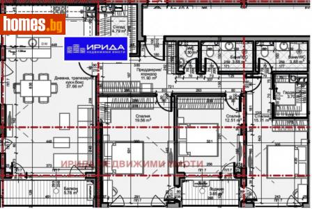 Четиристаен, 168m² - Апартамент за продажба - 114382824