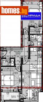 Тристаен, 91m² - Апартамент за продажба - 114382992