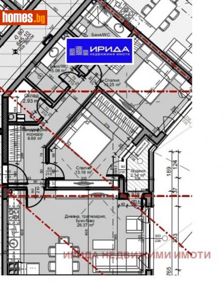 Тристаен, 102m² - Жк. Младост 4, София - Апартамент за продажба - Ирида - 114383038