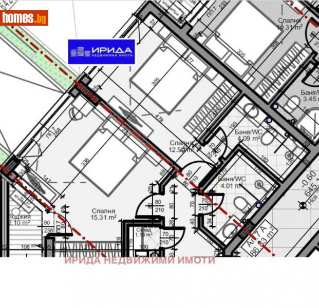 Тристаен, 101m² - Жк. Младост 4, София - Апартамент за продажба - Ирида - 114383055