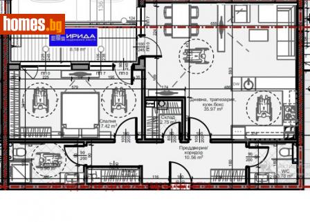 Двустаен, 113m² - Апартамент за продажба - 114383071