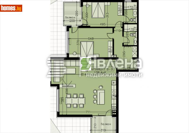 Тристаен, 165m² - Кв. Манастирски Ливади, София - Апартамент за продажба - ЯВЛЕНА - 114390235
