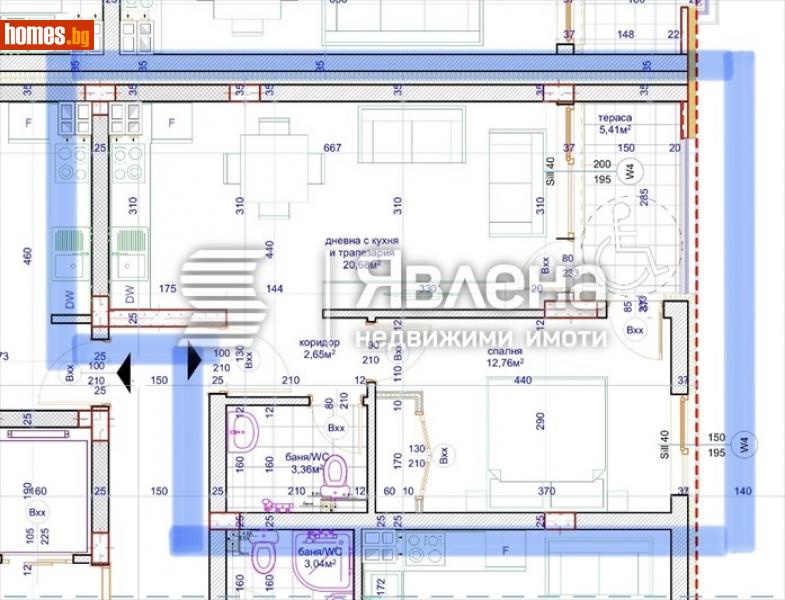 Двустаен, 63m² -  Погребите, Варна - Апартамент за продажба - ЯВЛЕНА - 114390275