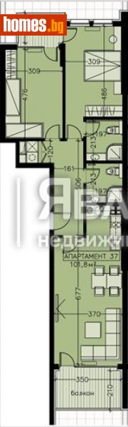 Тристаен, 121m² - Кв. Манастирски Ливади, София - Апартамент за продажба - ЯВЛЕНА - 114390359