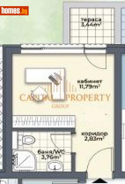 Едностаен, 29m² - Кв. Аспарухово, Варна - Апартамент за продажба - Капитал Пропърти Груп - 114399197