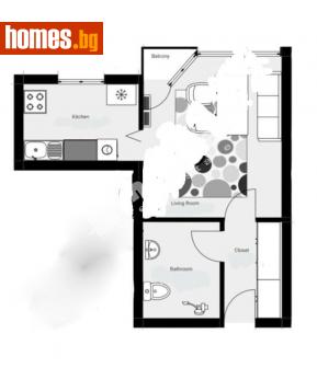 Едностаен, 41m² - Апартамент за продажба - 114406026
