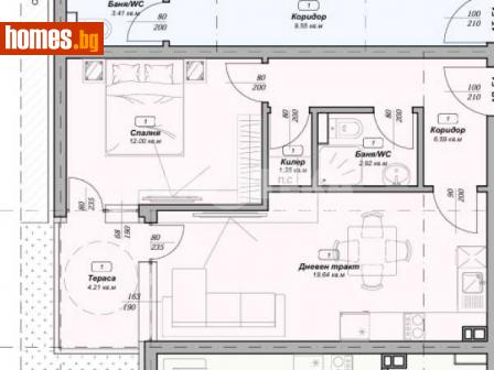 Двустаен, 62m² - Апартамент за продажба - 114406200