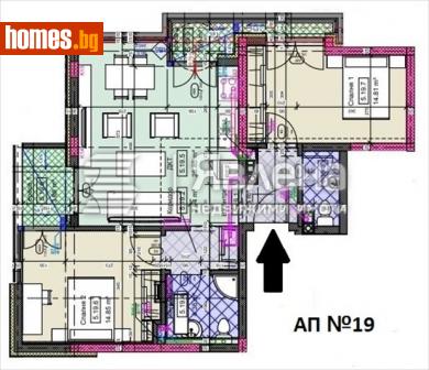 Тристаен, 112m² - Апартамент за продажба - 114406528