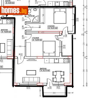 Тристаен, 100m² - Апартамент за продажба - 114407917