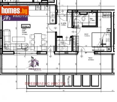 Двустаен, 105m² - Апартамент за продажба - 114429380