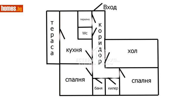 Четиристаен, 102m² - Жк. Възраждане, Варна - Апартамент за продажба - ЕСТЕЙТ ГРУП - 114436274
