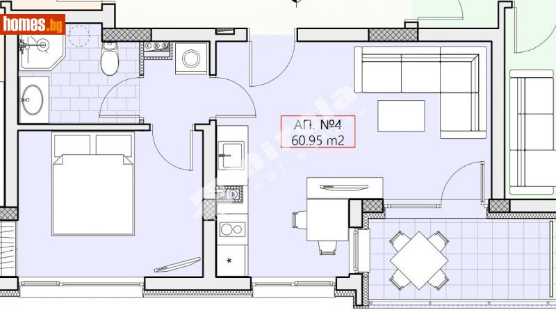 Двустаен, 61m² - Гр.Свети Влас, Несебър - Апартамент за продажба - МИРЕЛА - 114437439