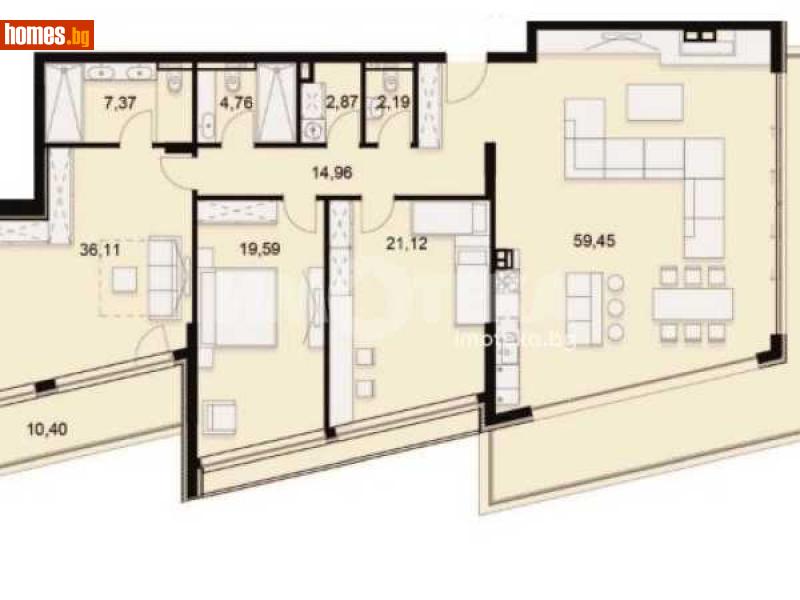 Многостаен, 267m² - Кв. Симеоново, София - Апартамент за продажба - ИМОТЕКА АД - 114437516