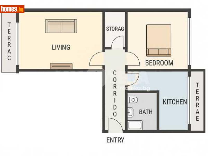 Тристаен, 59m² - Жк. Победа, Варна - Апартамент за продажба - ИМОТЕКА АД - 114437693