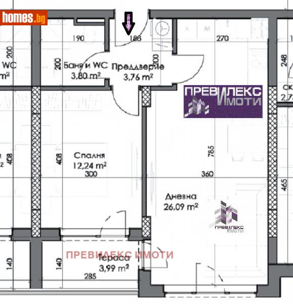 Двустаен, 70m² - Кв. Каменица , Пловдив - Апартамент за продажба - Превилекс имоти ЕООД - 114439930