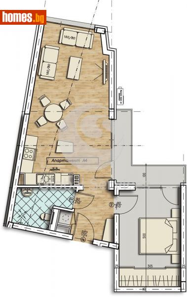 Двустаен, 82m² - Жк. Стрелбище, София - Апартамент за продажба - Глобъл Сървисиз ООД - 114449785