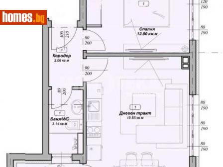 Двустаен, 57m² - Апартамент за продажба - 114452028