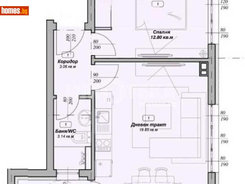 Двустаен, 57m² - М-т Пчелина, Варна - Апартамент за продажба - ИМОТЕКА АД - 114452028