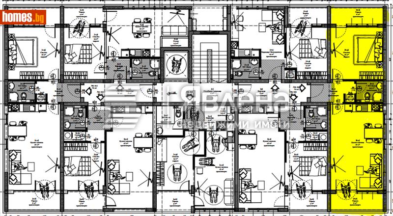 Двустаен, 84m² - Кв. Аспарухово, Варна - Апартамент за продажба - ЯВЛЕНА - 114452380