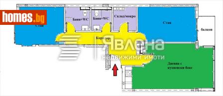 Тристаен, 117m² - Апартамент за продажба - 114466299