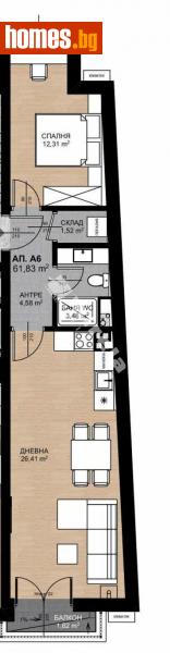 Двустаен, 72m² - Жк. Овча Купел, София - Апартамент за продажба - МИРЕЛА - 114477770