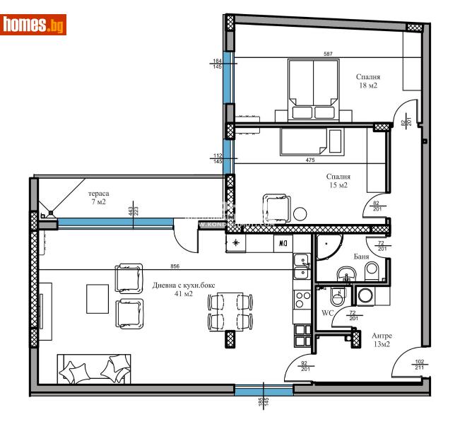 Тристаен, 133m² -  Център, Пловдив - Апартамент за продажба - КОНДОР НЕДВИЖИМИ ИМОТИ - 114478590