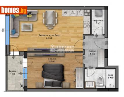 Двустаен, 72m² - Апартамент за продажба - 114478795