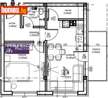 Двустаен, 64m² - Апартамент за продажба - 114480104
